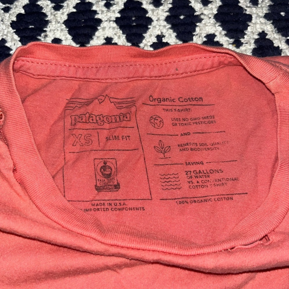 Orange Patagonia Graphic T-Shrit - Picture 3 of 3